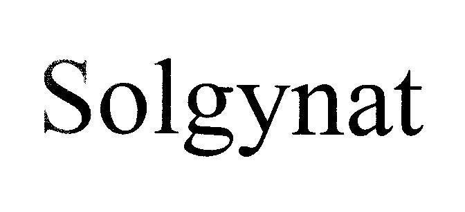 Mẫu nhãn hiệu Solgynat