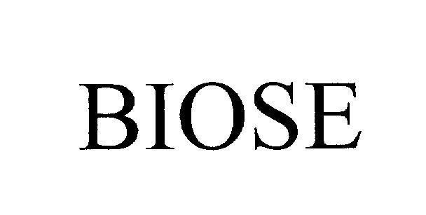 Mẫu nhãn hiệu BIOSE
