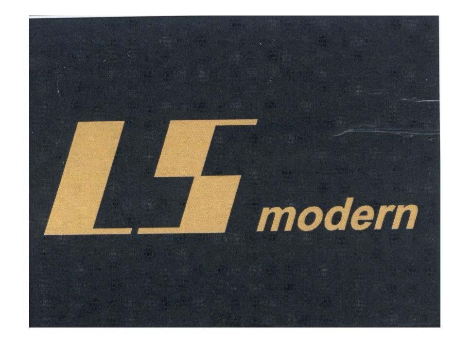 Mẫu nhãn hiệu LS modern
