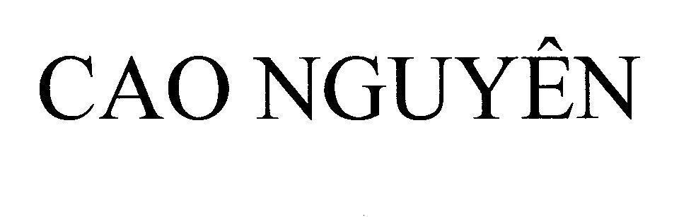 Mẫu nhãn hiệu Cao Nguyên