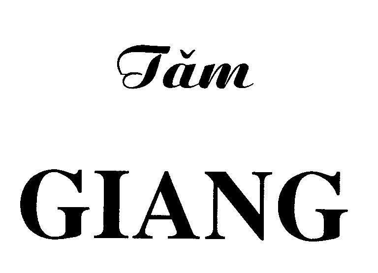 Mẫu nhãn hiệu Tăm GIANG