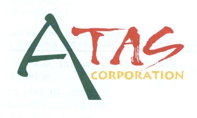 Mẫu nhãn hiệu ATAS CORPORATION