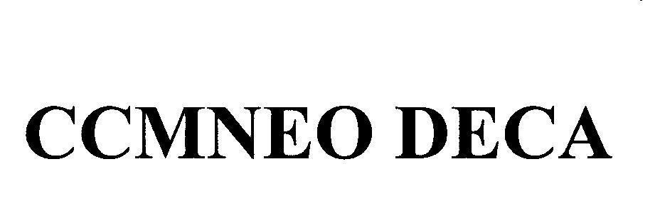 Mẫu nhãn hiệu CCMNEO DECA