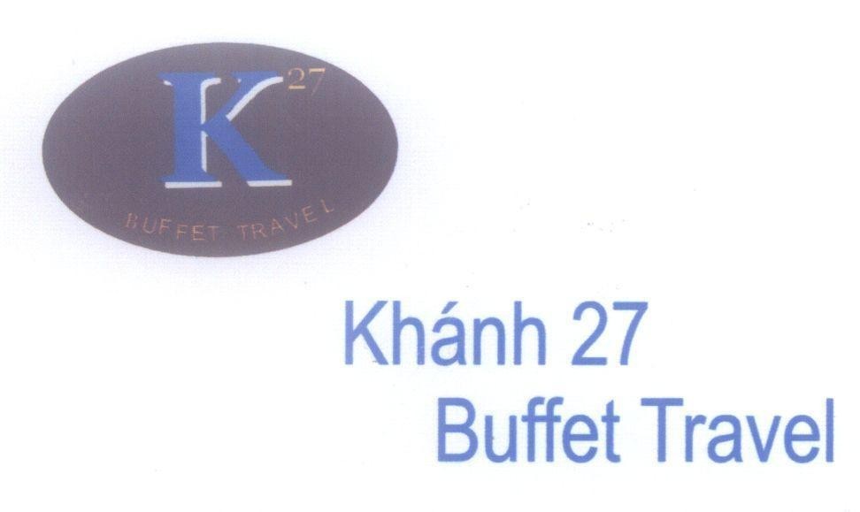 Mẫu nhãn hiệu K 27 Khánh 27 Buffet Travel