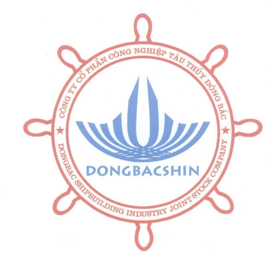 Mẫu nhãn hiệu DONGBACSHIN Công Ty Cổ Phần Công Nghiệp Tàu Thuỷ Đông Bắc DONGBAC SHIPBUILDING INDUSTRY JOINTSTOCK COMPANY