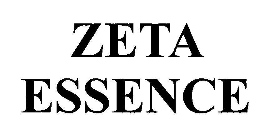 Mẫu nhãn hiệu ZETA ESSENCE