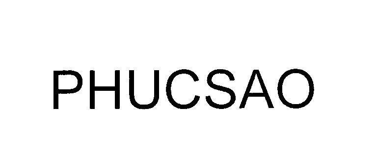 Mẫu nhãn hiệu PHUCSAO