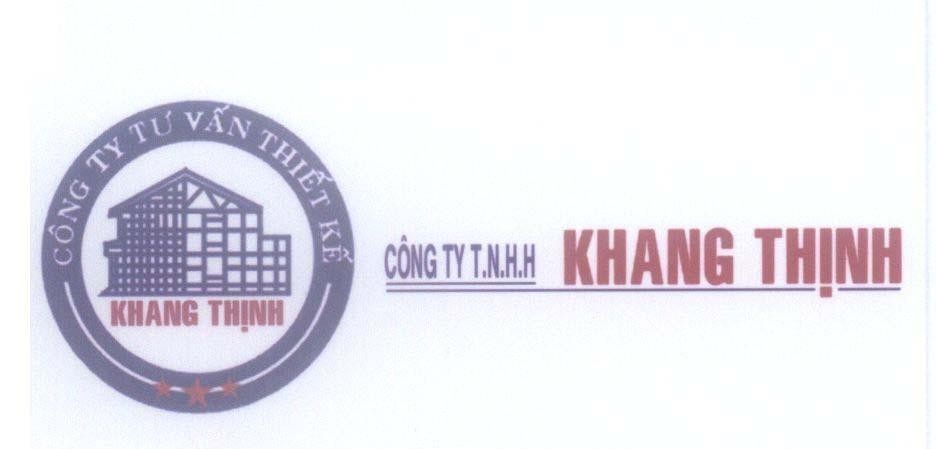 Mẫu nhãn hiệu CÔNG TY T.N.H.H Khang Thịnh Công Ty Tư Vấn Thiết Kế Khang Thịnh