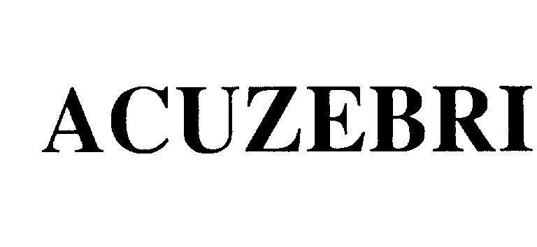Mẫu nhãn hiệu ACUZEBRI