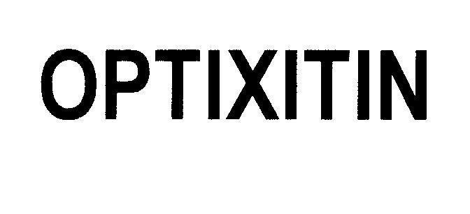 Mẫu nhãn hiệu OPTIXITIN