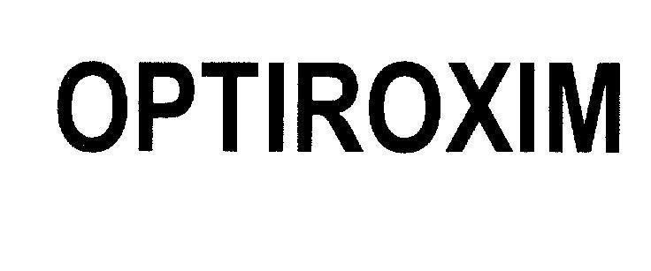 Mẫu nhãn hiệu OPTIROXIM