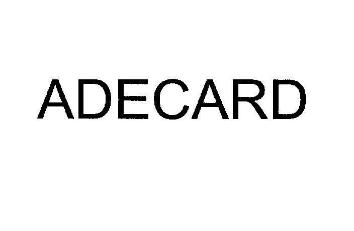 Mẫu nhãn hiệu ADECARD