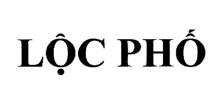 Mẫu nhãn hiệu Lộc phố