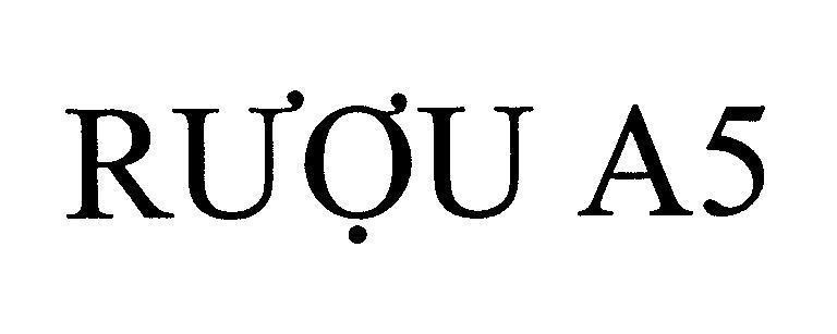 Mẫu nhãn hiệu Rượu A5