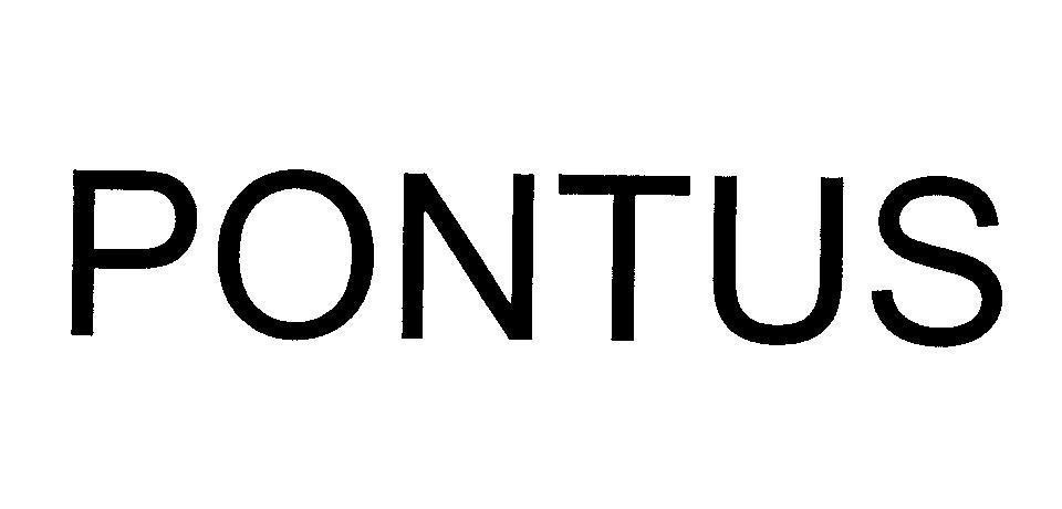 Mẫu nhãn hiệu PONTUS