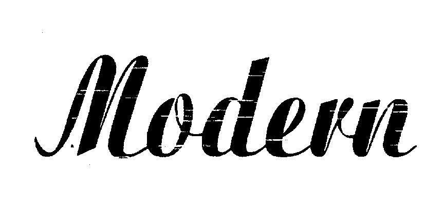 Mẫu nhãn hiệu Modern