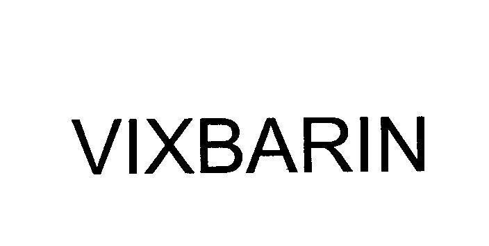 Mẫu nhãn hiệu VIXBARIN
