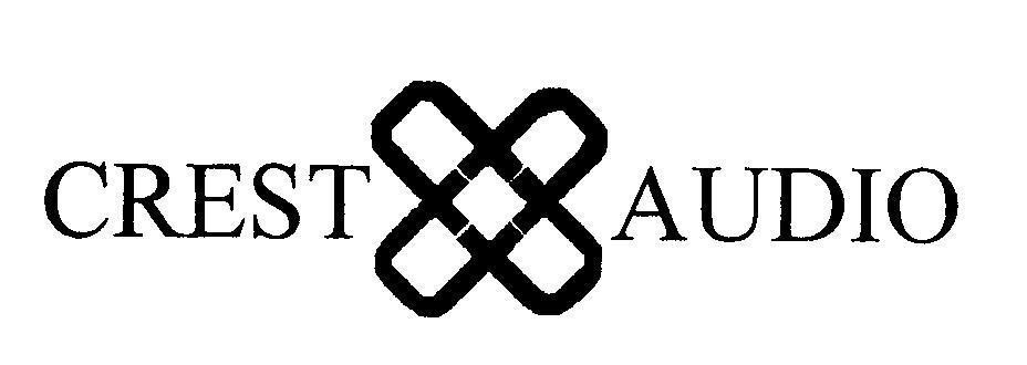 Mẫu nhãn hiệu CREST X AUDIO