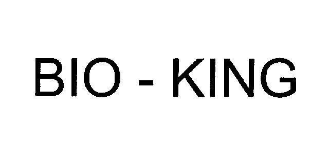 Mẫu nhãn hiệu BIO - KING