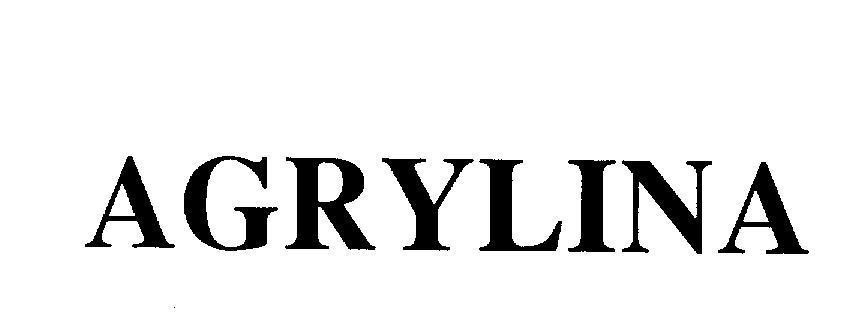 Mẫu nhãn hiệu AGRYLINA