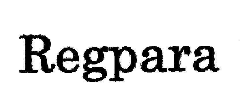 Mẫu nhãn hiệu Regpara