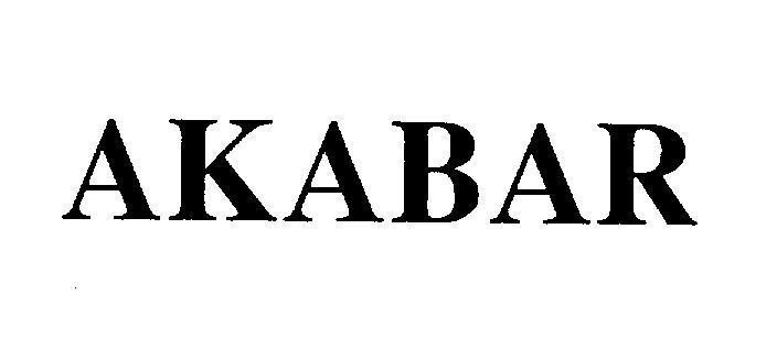 Mẫu nhãn hiệu AKABAR