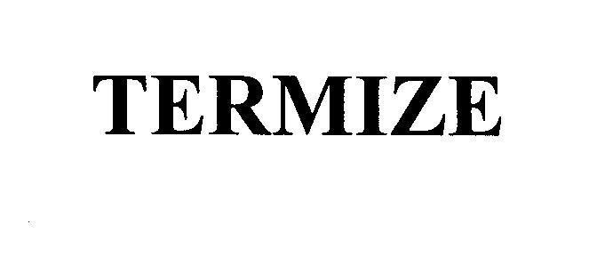 Mẫu nhãn hiệu TERMIZE
