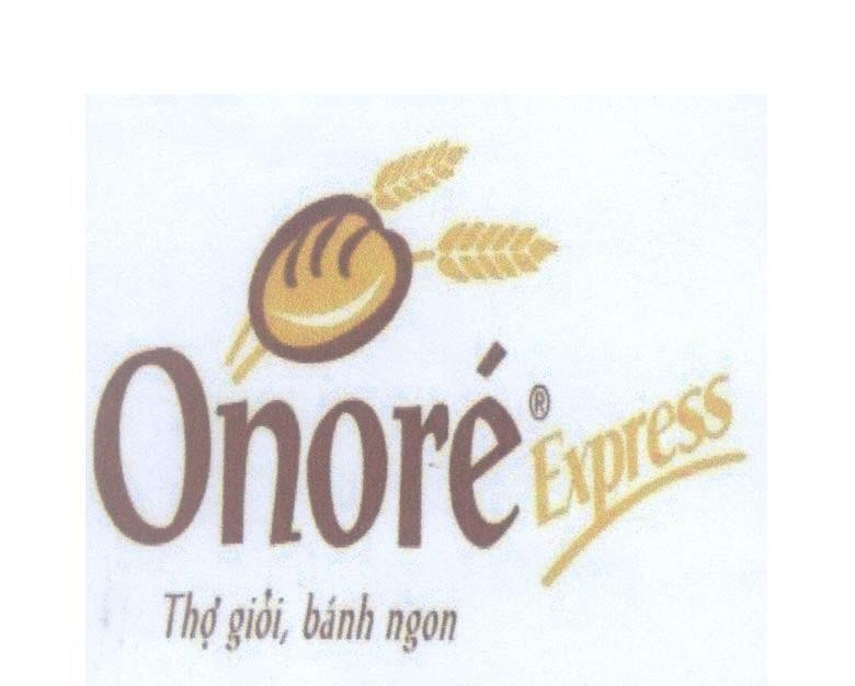 Mẫu nhãn hiệu Onoré Express Thợ giỏi, bánh ngon
