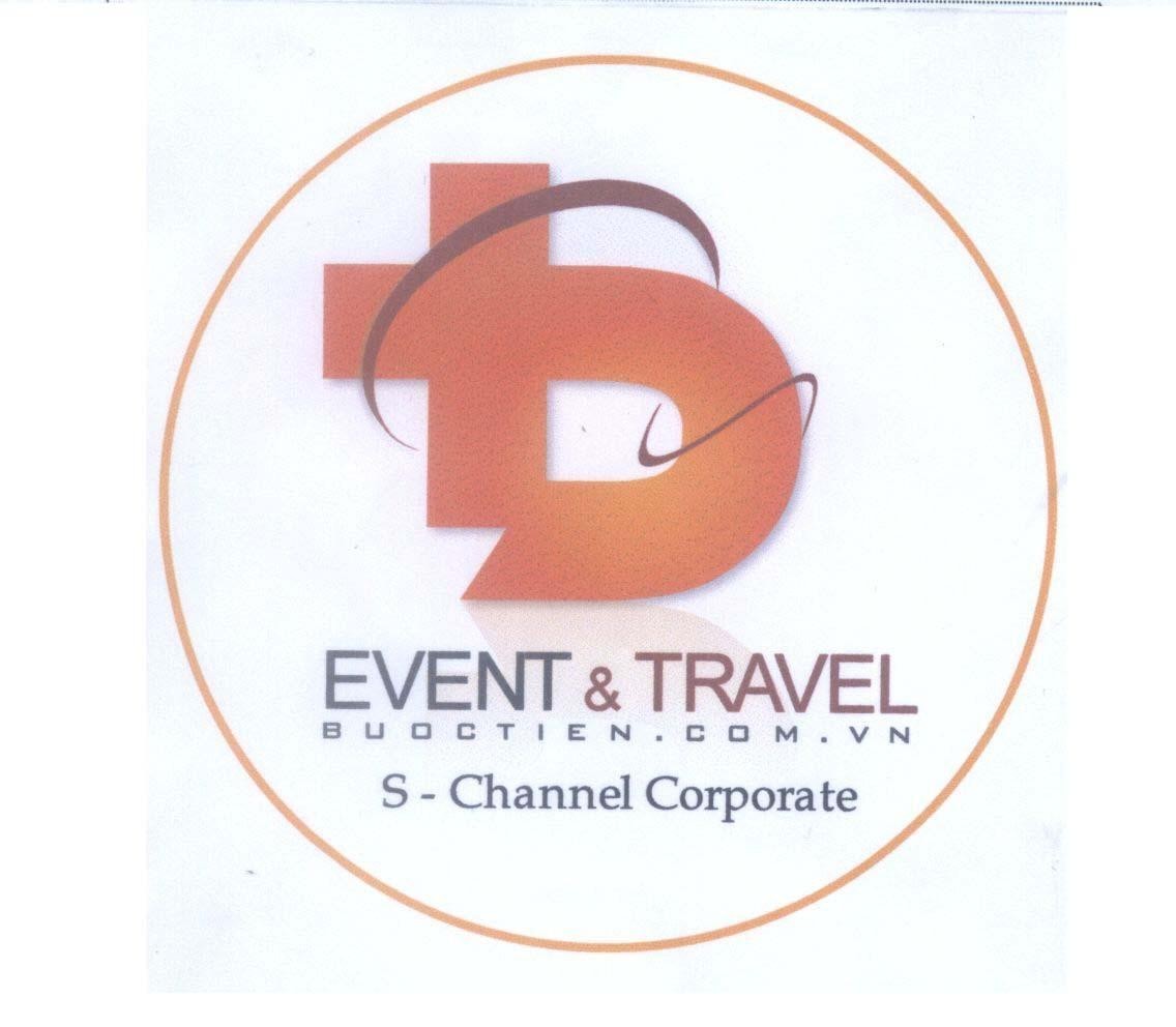 Mẫu nhãn hiệu BT B T EVENT & TRAVEL BUOCTIEN.COM.VN S-Channel Corporate