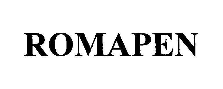 Mẫu nhãn hiệu ROMAPEN