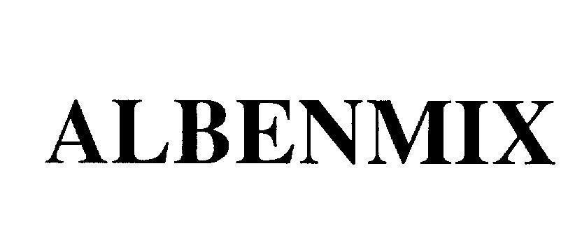 Mẫu nhãn hiệu ALBENMIX