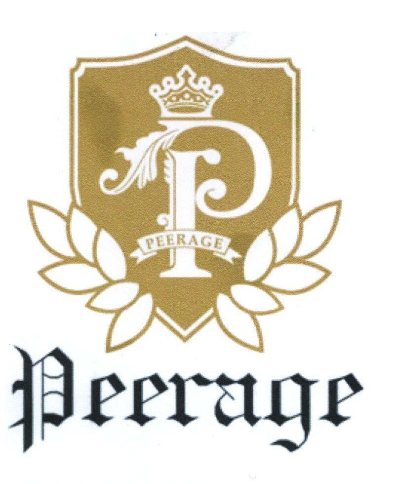 Mẫu nhãn hiệu P PEERAGE