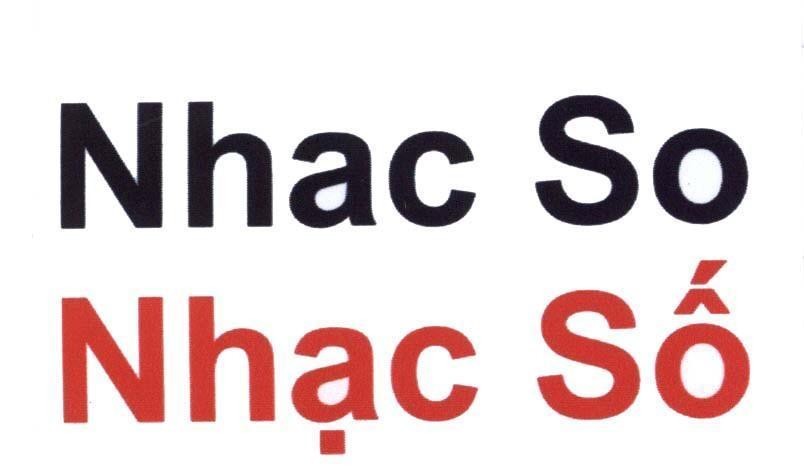 Mẫu nhãn hiệu Nhac So Nhạc Số