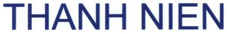 Mẫu nhãn hiệu THANH NIEN