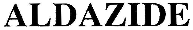 Mẫu nhãn hiệu ALDAZIDE