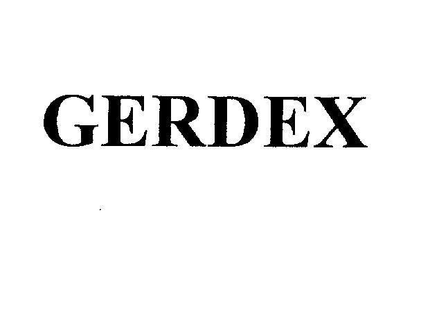 Mẫu nhãn hiệu GERDEX