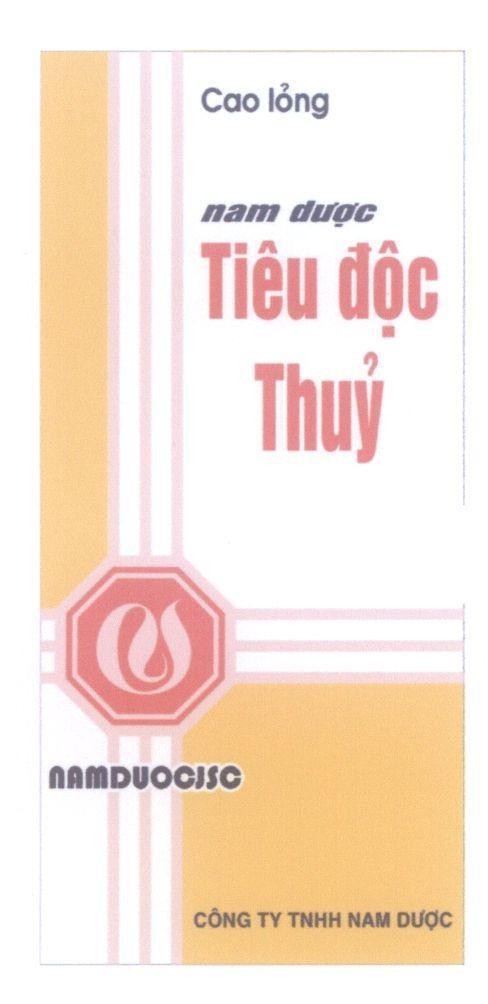 Mẫu nhãn hiệu nam dược Tiêu độc Thuỷ NAM DUOC JSC Cao lỏng Công Ty TNHH Nam Dược