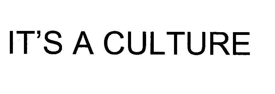 Mẫu nhãn hiệu IT'S A CULTURE