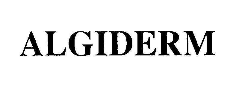 Mẫu nhãn hiệu ALGIDERM