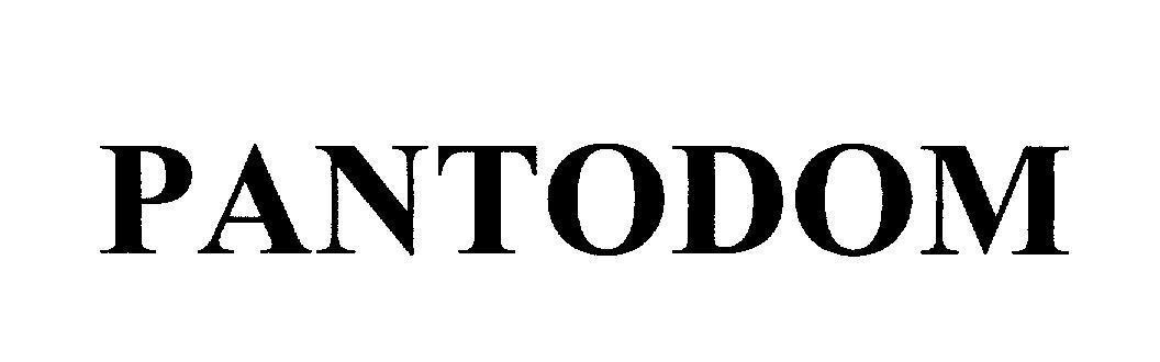 Mẫu nhãn hiệu PANTODOM