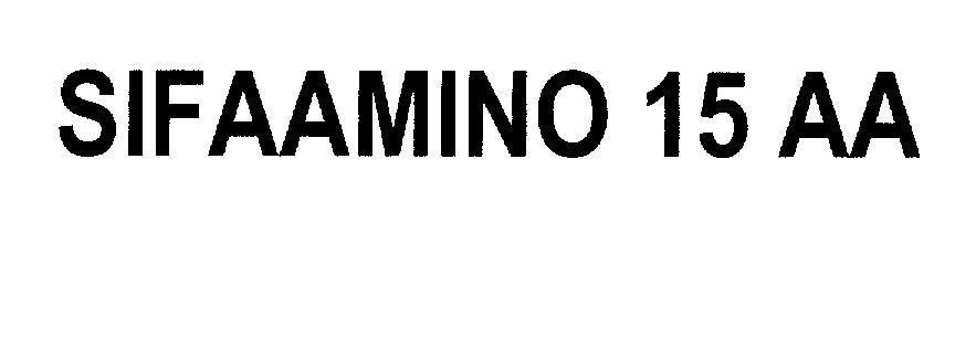 Mẫu nhãn hiệu SIFAAMINO 15 AA