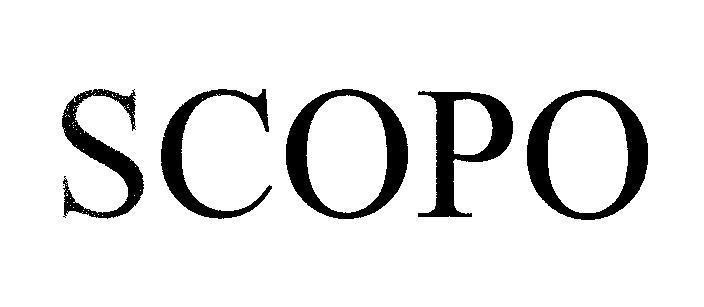Mẫu nhãn hiệu SCOPO