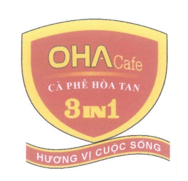 Mẫu nhãn hiệu DOHA Cafe Cà Phê Hoà Tan 3in1 Hương Vị Cuộc Sống
