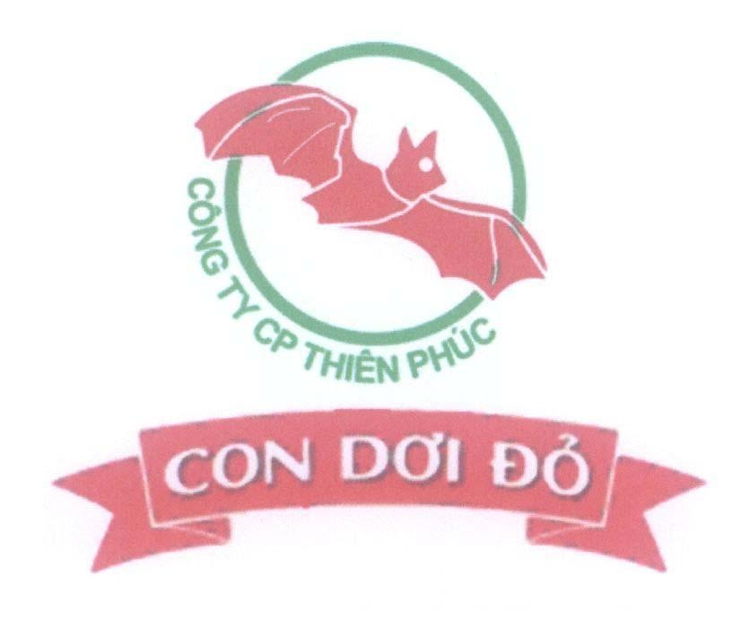 Mẫu nhãn hiệu Con Dơi Đỏ Công Ty CP Thiên Phúc