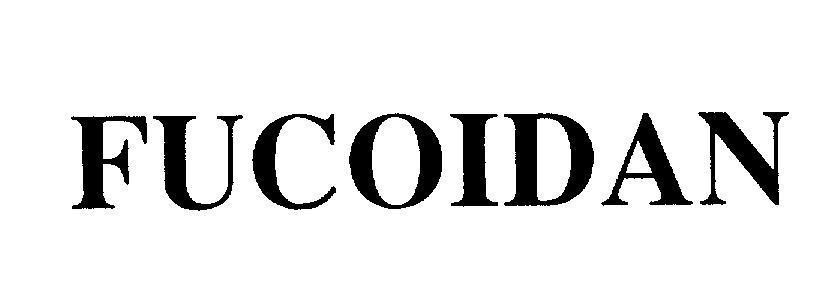 Mẫu nhãn hiệu FUCOIDAN