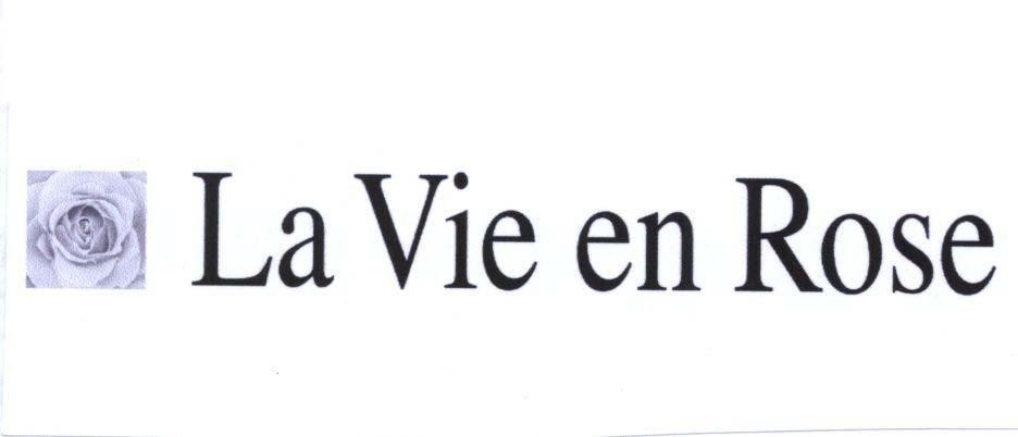 Mẫu nhãn hiệu La Vie en Rose