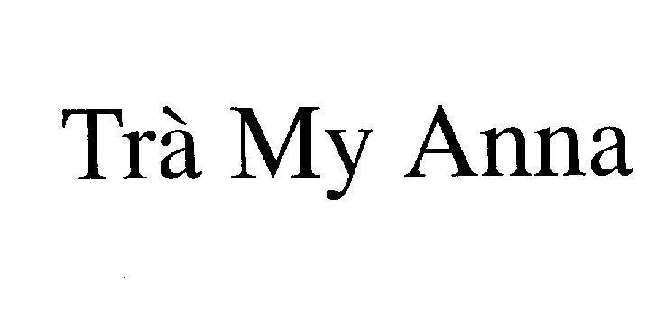 Mẫu nhãn hiệu Trà My Anna