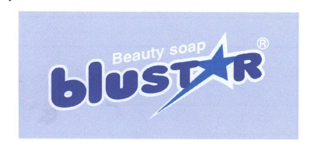Mẫu nhãn hiệu blustar Beauty soap