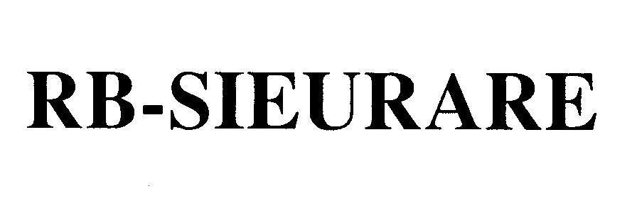 Mẫu nhãn hiệu RB - SIEURARE