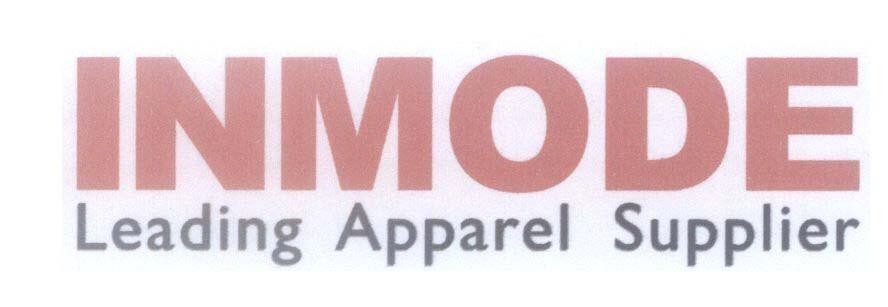 Mẫu nhãn hiệu INMODE Leading Apparel Supplier